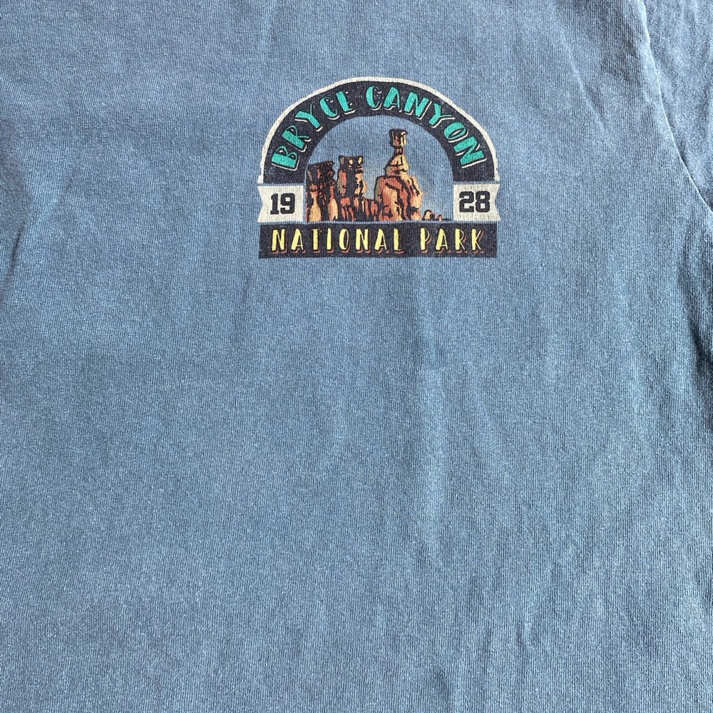 Medium Bryce Canyon National Park blue cotton t-shirt 1170 - Picture 2 of 5